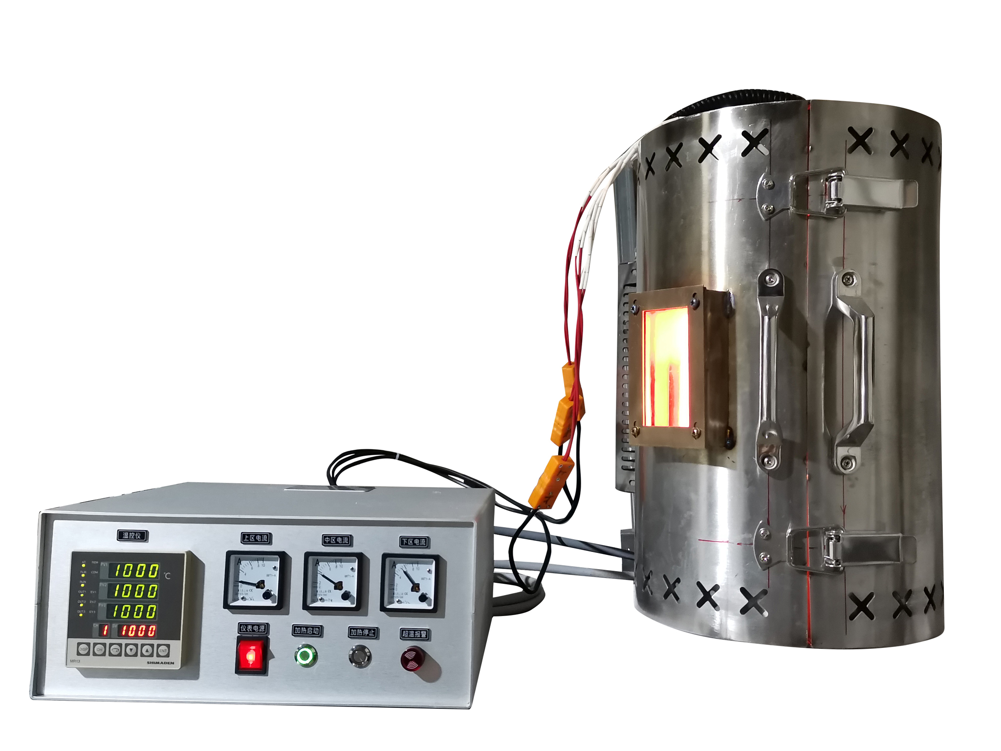 带观察窗试验机加热炉1000℃